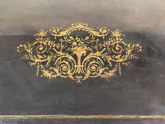 Napoleon III Ebonized Writing Desk Table, 1850s-PSK-2017260