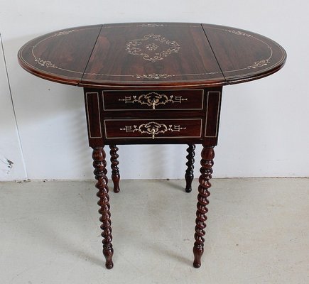 Napoleon III Flap Table, Mid-19th Century-RVK-935123