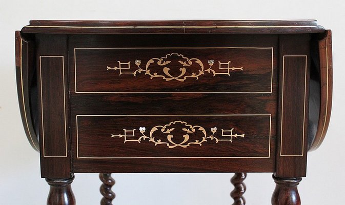 Napoleon III Flap Table, Mid-19th Century-RVK-935123