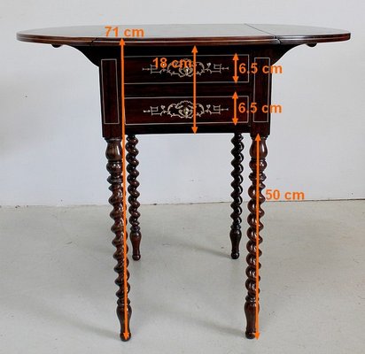 Napoleon III Flap Table, Mid-19th Century-RVK-935123