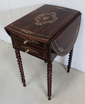 Napoleon III Flap Table, Mid-19th Century-RVK-935123