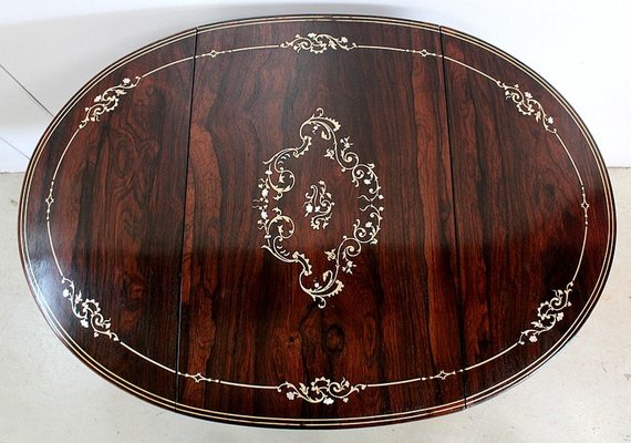 Napoleon III Flap Table, Mid-19th Century-RVK-935123