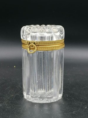 Napoleon III French Glass Box with Gilt Bronze Mount-OZS-1388766