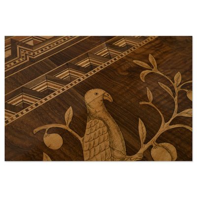 Napoleon III Games Table in Marquetry-NQ-1754780