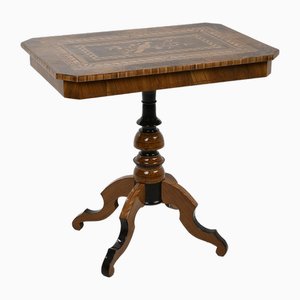 Napoleon III Games Table in Marquetry-NQ-1754780