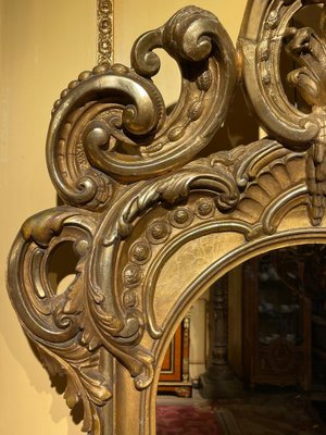 Napoleon III Gilt Parlor Wall Mirror-FLW-1402039