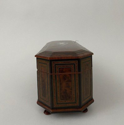 Napoleon III Glove Box in Magnifying Glass with Velvet Interior Marquetry-QKG-1758623