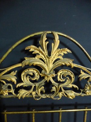 Napoleon III Golden Iron Headboard-WSV-700918