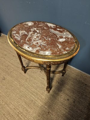 Napoleon III Golden Side Table-HLV-1794098