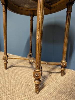 Napoleon III Golden Side Table-HLV-1794098