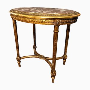 Napoleon III Golden Side Table-HLV-1794098