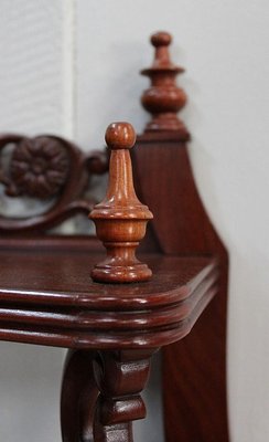 Napoleon III Mahogany Serving Shelving Console, 1850s-RVK-765218