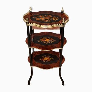 Napoleon III Marquetry 3-Tray Pedestal-BCR-1240657