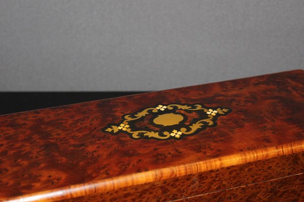 Napoleon III Marquetry Jewelry Box-BCR-1408520