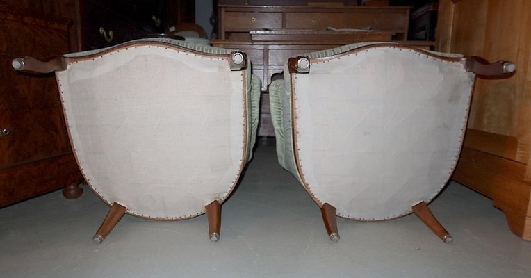 Napoleon III Mid 19th Century Armchairs, Set of 2-RVK-1146822