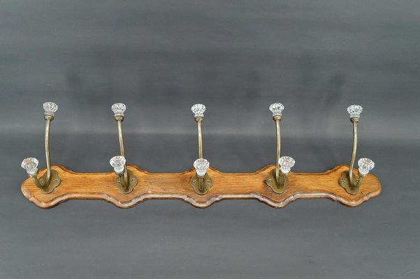 Napoleon III Oak Coat Rack, 1860-XNH-1804468