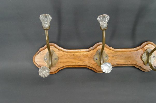 Napoleon III Oak Coat Rack, 1860-XNH-1804468