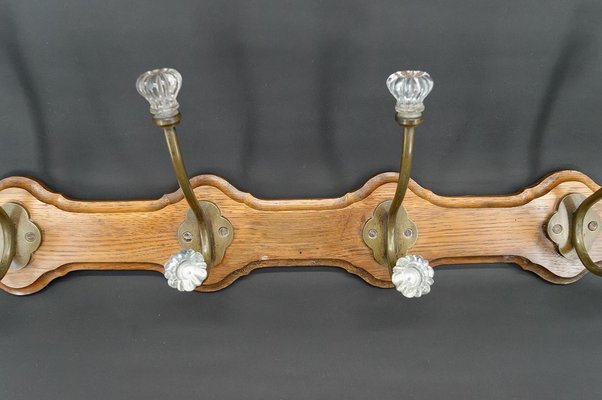 Napoleon III Oak Coat Rack, 1860-XNH-1804468