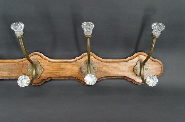 Napoleon III Oak Coat Rack, 1860-XNH-1804468