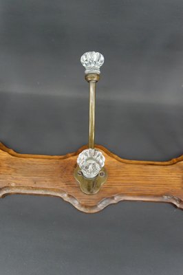 Napoleon III Oak Coat Rack, 1860-XNH-1804468