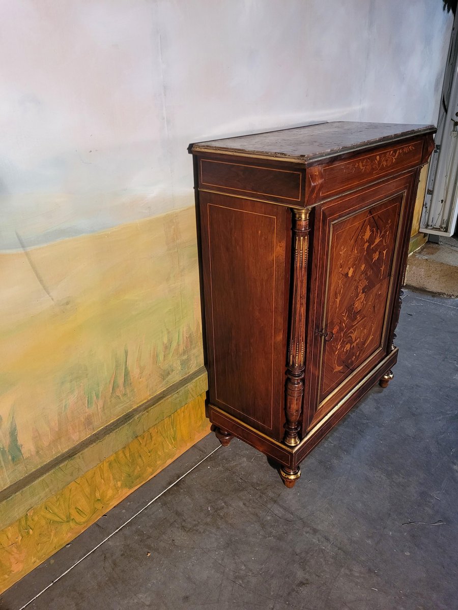 Napoleon III Period Jam Maker in Marquetry