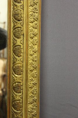 Napoleon Iii Period Mirror in Golden Stucco, 19th Century-BCR-2043337