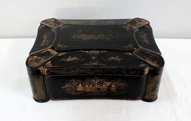 Napoleon III period Travel Box, Mid 19th Century-RVK-1054013