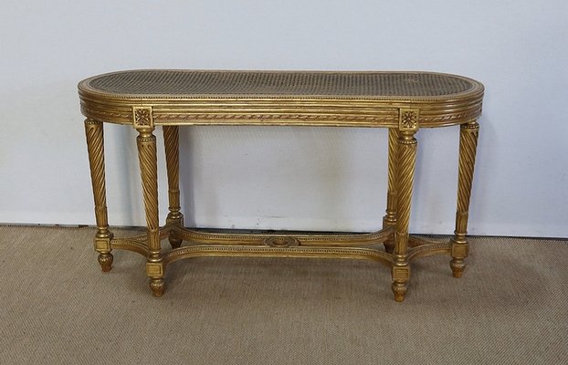 Napoleon III Piano Bench in the Style of Louis XVI-RVK-1118416