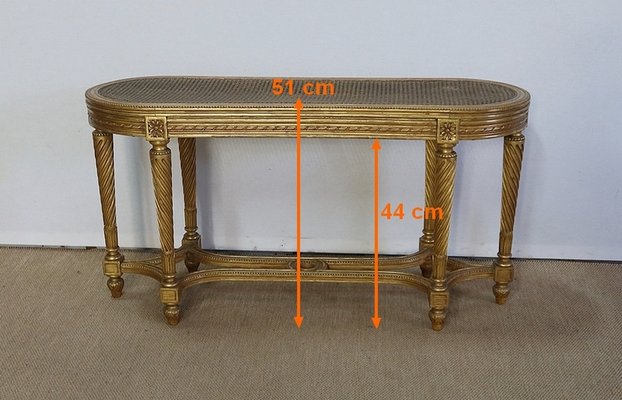 Napoleon III Piano Bench in the Style of Louis XVI-RVK-1118416