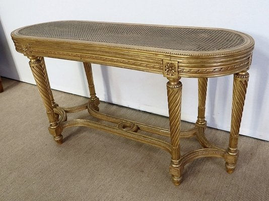 Napoleon III Piano Bench in the Style of Louis XVI-RVK-1118416