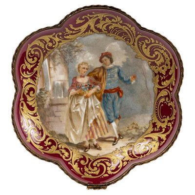 Napoleon III Porcelain Box from Sèvres-WFS-2031749