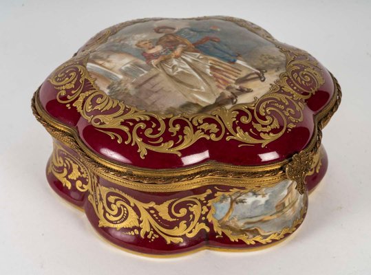 Napoleon III Porcelain Box from Sèvres-WFS-2031749