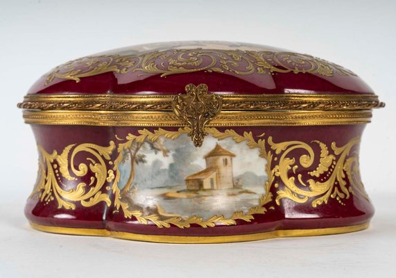 Napoleon III Porcelain Box from Sèvres-WFS-2031749