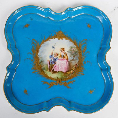 Napoleon III Porcelain Tea Service from Sèvres, Set of 6-WFS-1806522