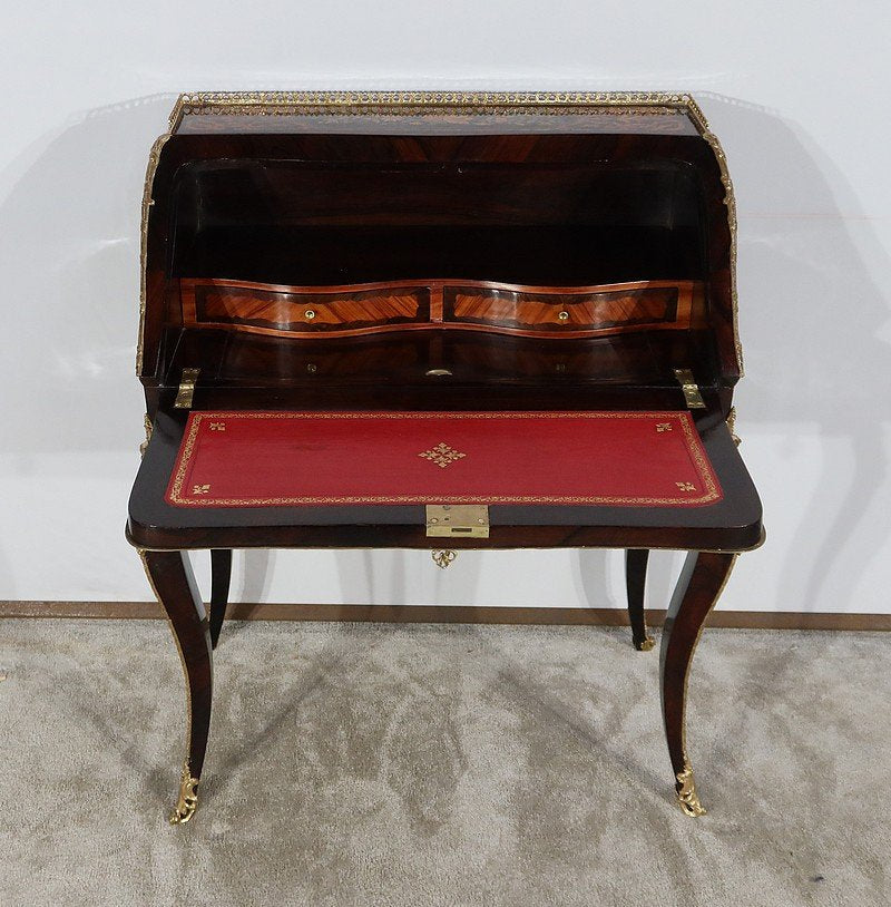 Napoleon III Precious Wood Secretaire, Mid-19th Century