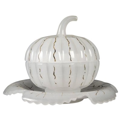 Napoleon III Pumpkin-Shaped Candy Box in Opaline-WFS-2031745