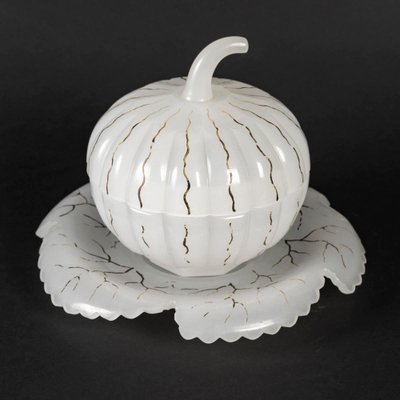 Napoleon III Pumpkin-Shaped Candy Box in Opaline-WFS-2031745