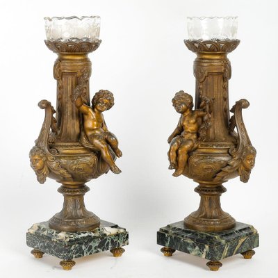 Napoleon III Regula Vases, 1800s, Set of 2-WFS-1807433