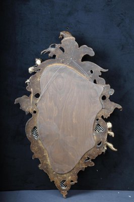 Napoleon III Rococo Wall Mirror, 1880s-FLW-1402197