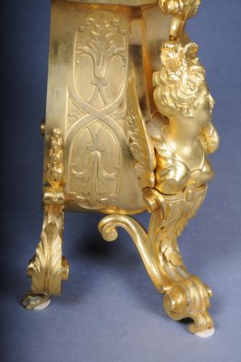 Napoleon III Royal Fire-Gilded Mantel Clock, Paris, France, 1870s-FLW-1767319