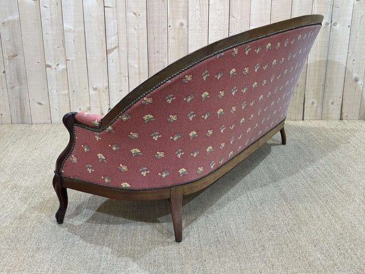 Napoleon III Sofa in Mahogany-QYF-1311960