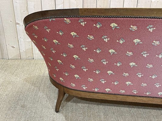 Napoleon III Sofa in Mahogany-QYF-1311960