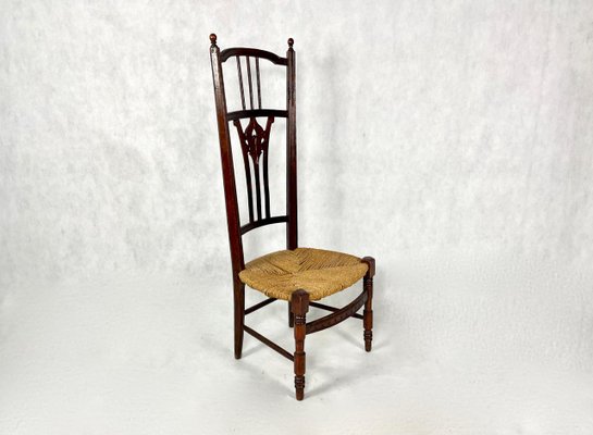 Napoleon III Straw Nanny Chair, 1800s-ZCY-1375454