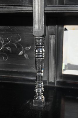 Napoleon III Style Blackened Pearwood Meuble d'Entre Deux, Late 19th Century-RVK-1751787