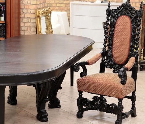 Napoleon III Style Dining Set, Set of 11-WMV-1127486