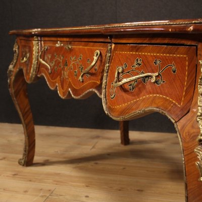 Napoleon III Style Inlaid Writing Desk, 1960s-RP-1820140