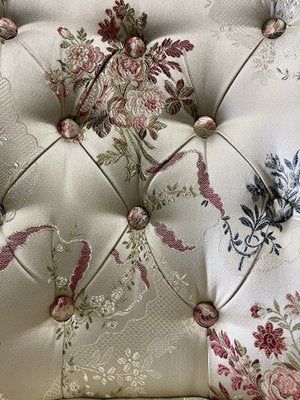 Napoleon III Toad Chair in Embroidered Silk, 1920s-EK-1703167