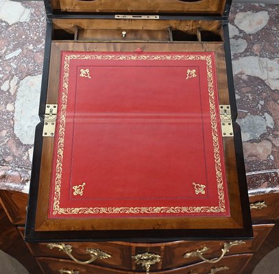 Napoleon III Traveller's Writing Table in Blackened Wood, 19th Century-RVK-1447109