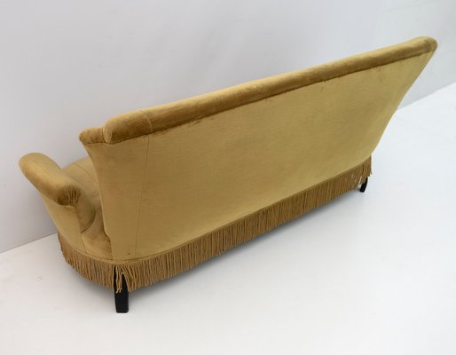 Napoleon III Velvet Sofa, 19th Century-FER-1306212