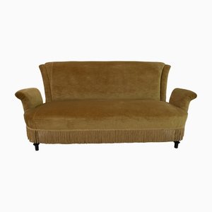 Napoleon III Velvet Sofa, 19th Century-FER-1306212